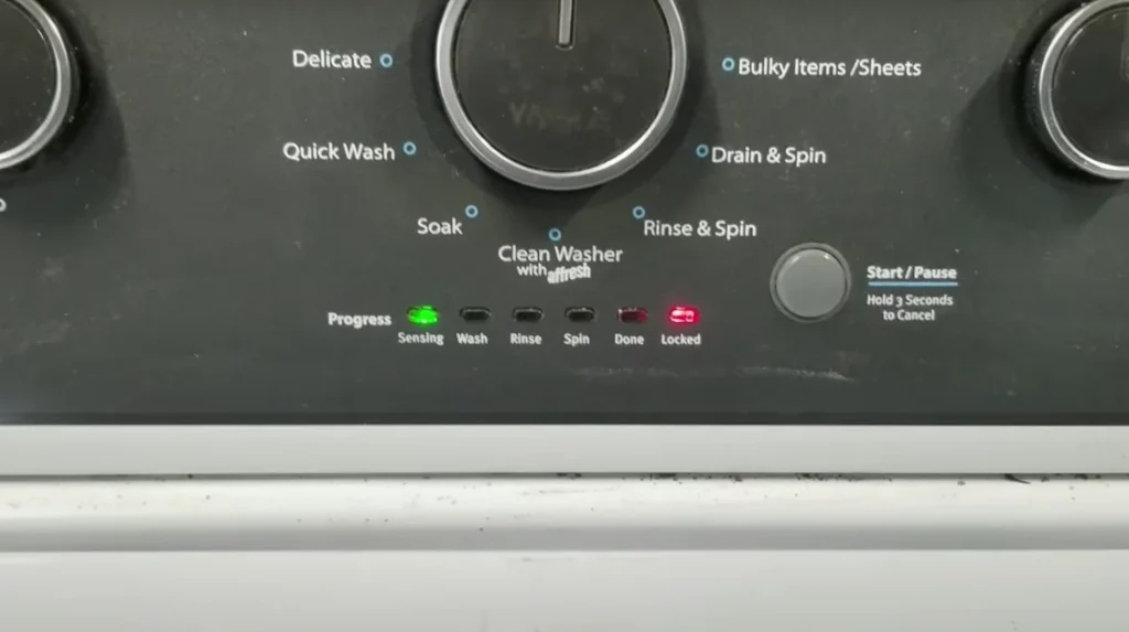 Whirlpool Washer Stuck on Sensing